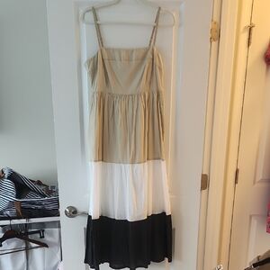 Jcrew Tiered Midi Dress